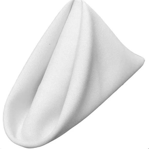 Wayfair Home Basics 10-Piece White Napkin Set - Picture 3 of 5